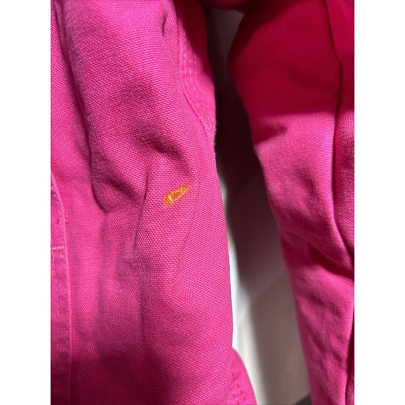 CE Schmidt Workwear Youth Girls Full Zip Hooded‎ Jacket Size L 14-16 Pink Fleece - Picture 4 of 7